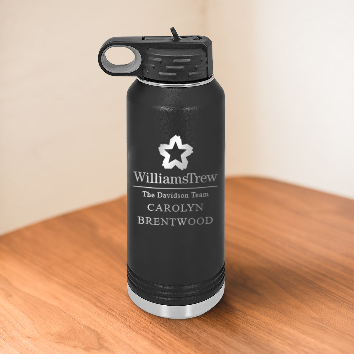 Custom Williams Trew Engraved 32 oz Water Bottle