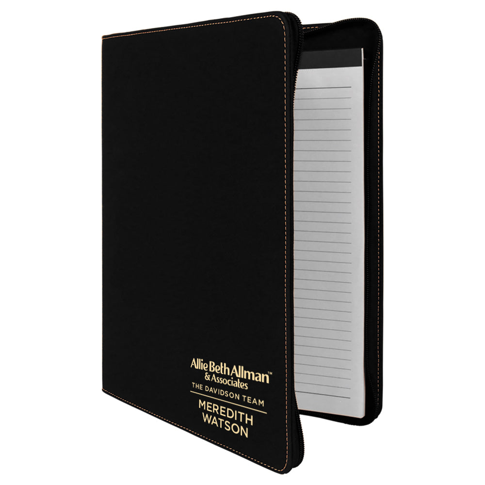 Allie Beth Allman Custom Engraved Zippered Portfolio
