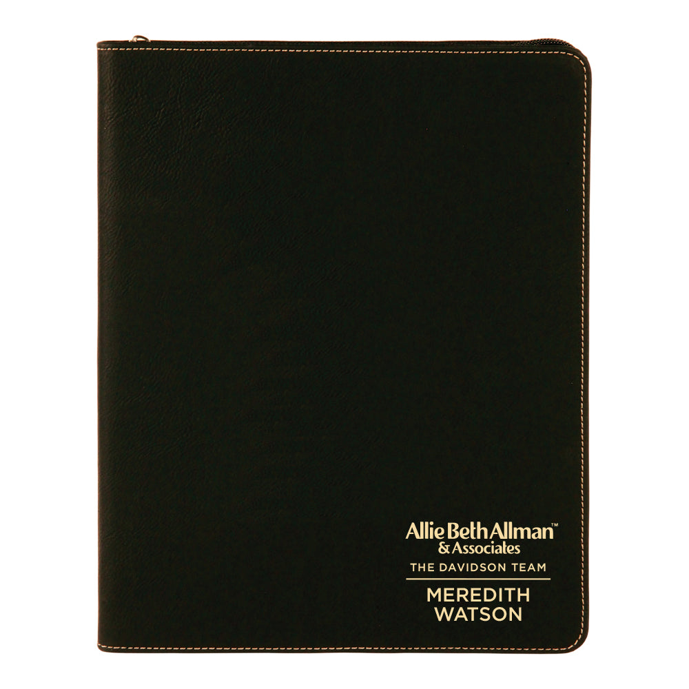 Allie Beth Allman Custom Engraved Zippered Portfolio