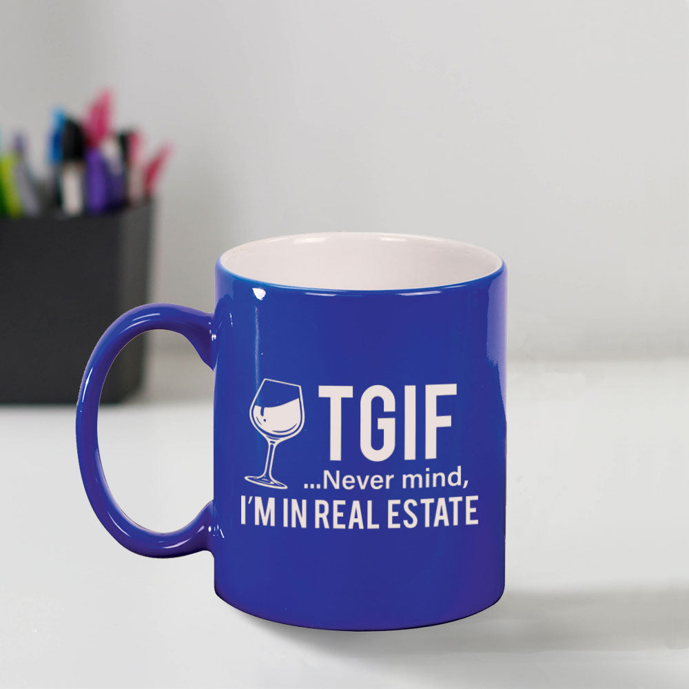 Custom Engraved TGIF Coffee Mug