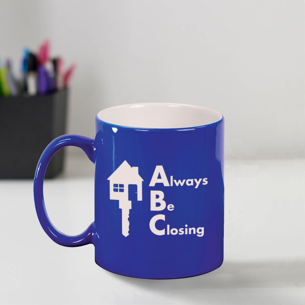Custom Engraved ABC Coffee Mug