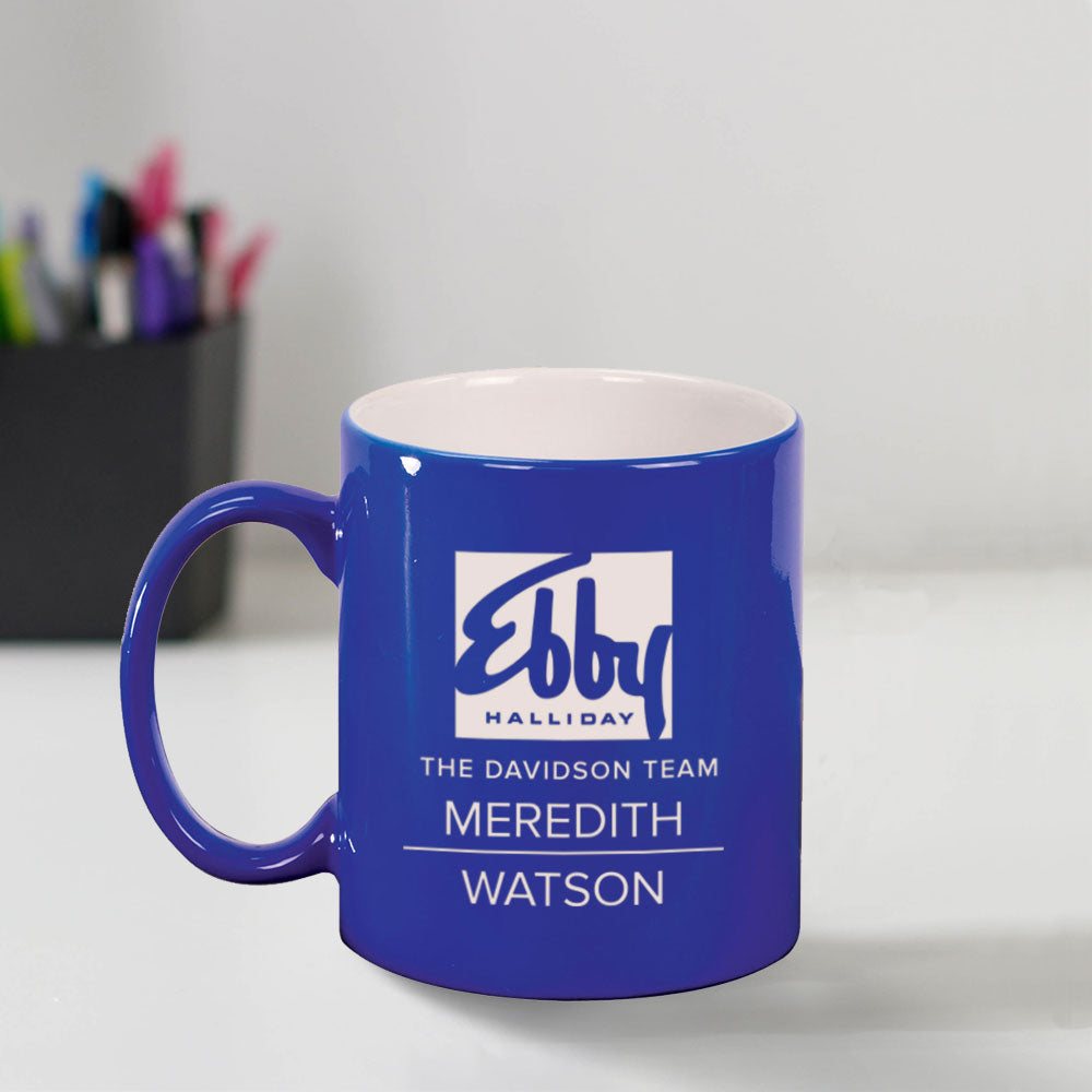 Custom Engraved Ebby Halliday Coffee Mug