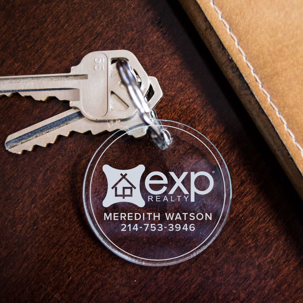 Logo Engraved eXp Realty Key Fob