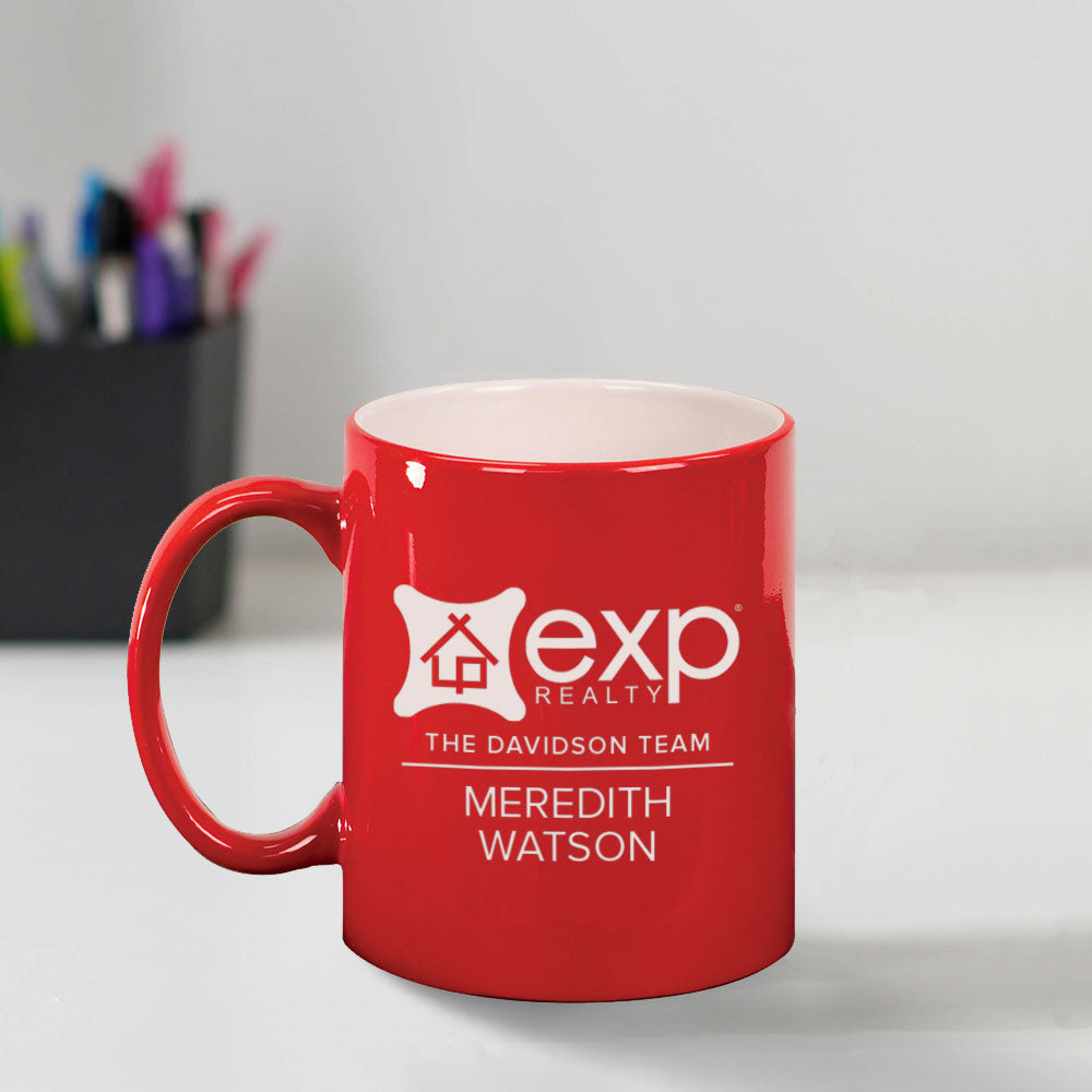 Custom Engraved eXp Realty Coffee Mug