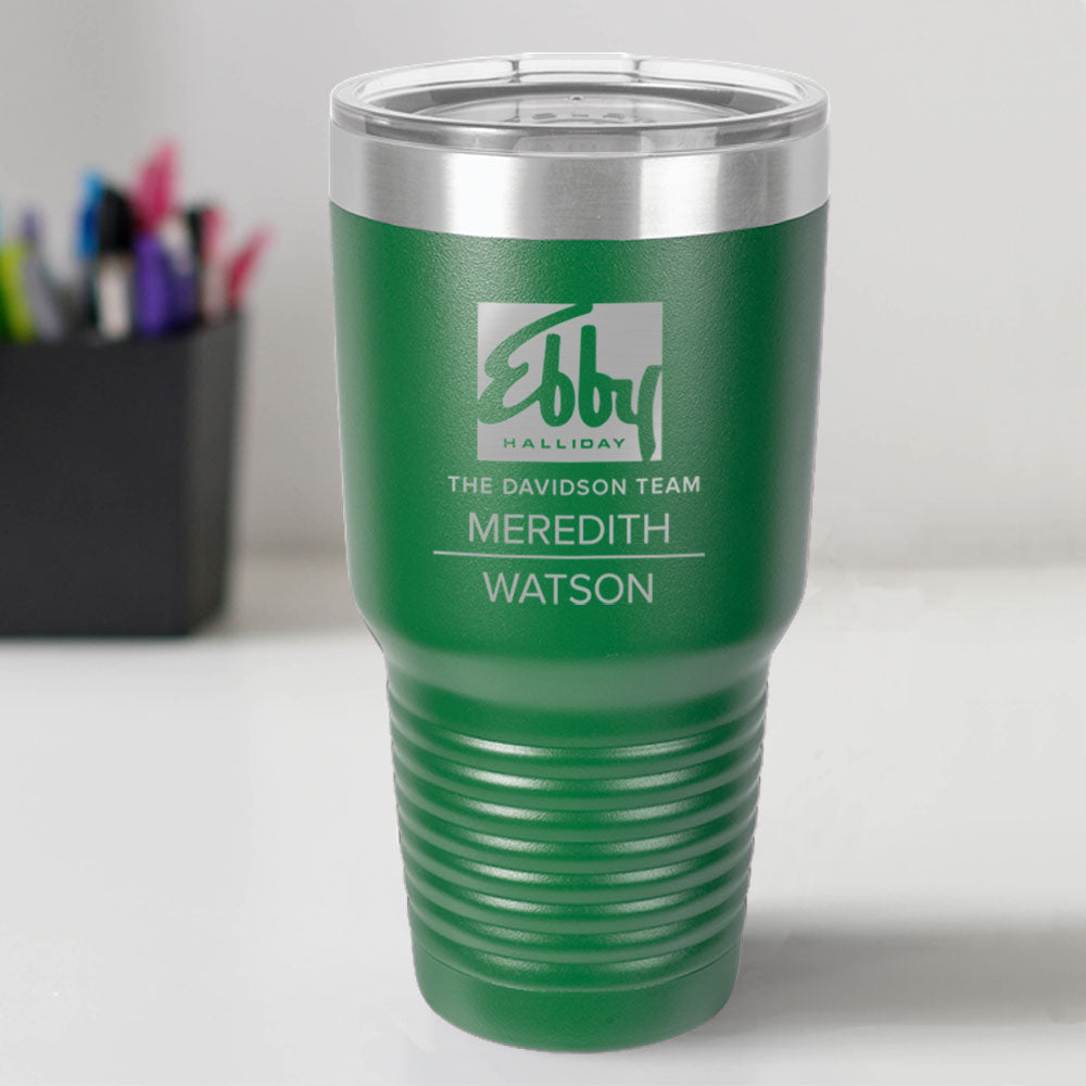 Custom Ebby Halliday Engraved 30 oz Tumbler