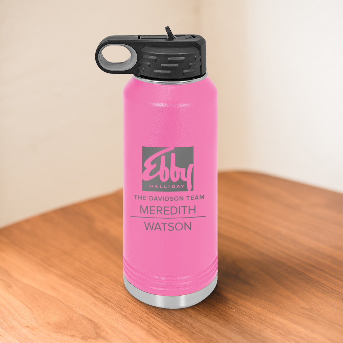 Custom Ebby Halliday Engraved 32 oz Water Bottle