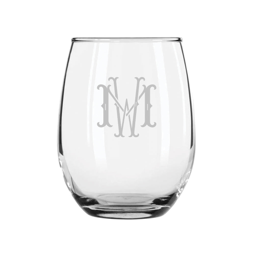 Glass Stemless Wine Glass