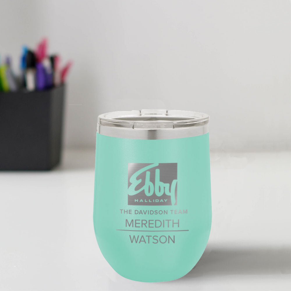 Ebby Halliday Custom Engraved 12 oz Tumbler