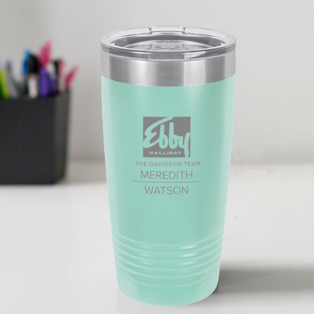 Ebby Halliday Custom Engraved 20 oz Tumbler