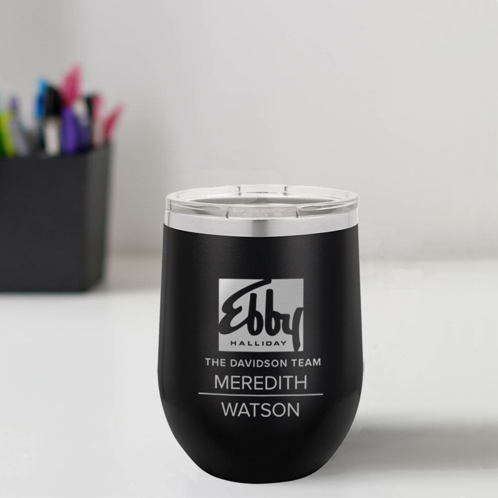 Ebby Halliday Custom Engraved 12 oz Tumbler