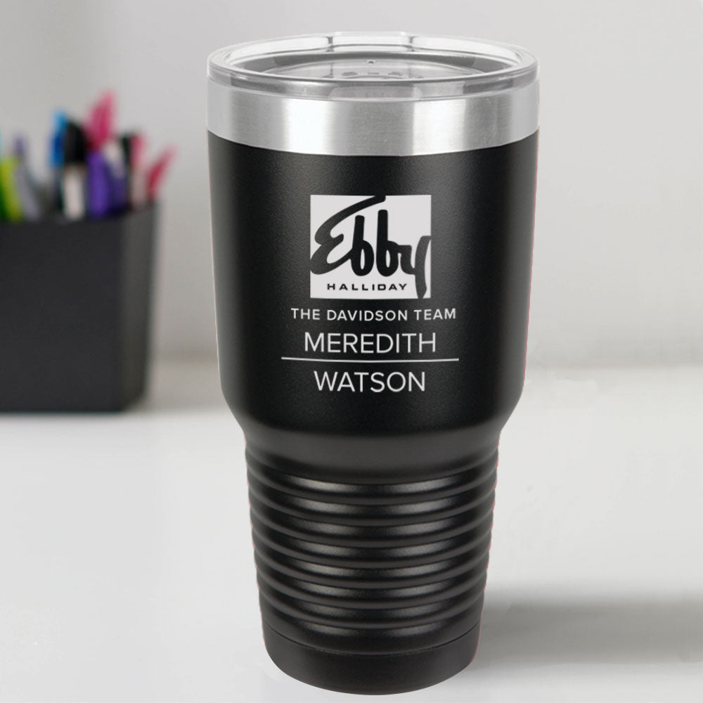 Custom Ebby Halliday Engraved 30 oz Tumbler