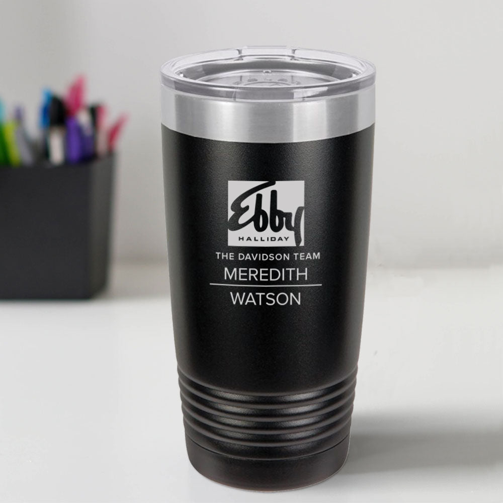 Ebby Halliday Custom Engraved 20 oz Tumbler