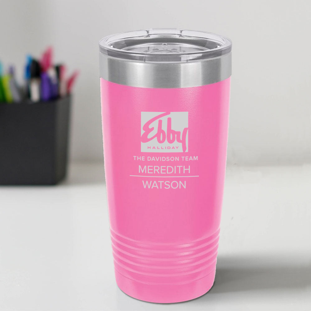 Ebby Halliday Custom Engraved 20 oz Tumbler