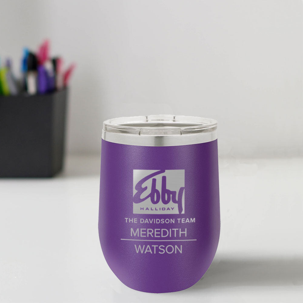 Ebby Halliday Custom Engraved 12 oz Tumbler