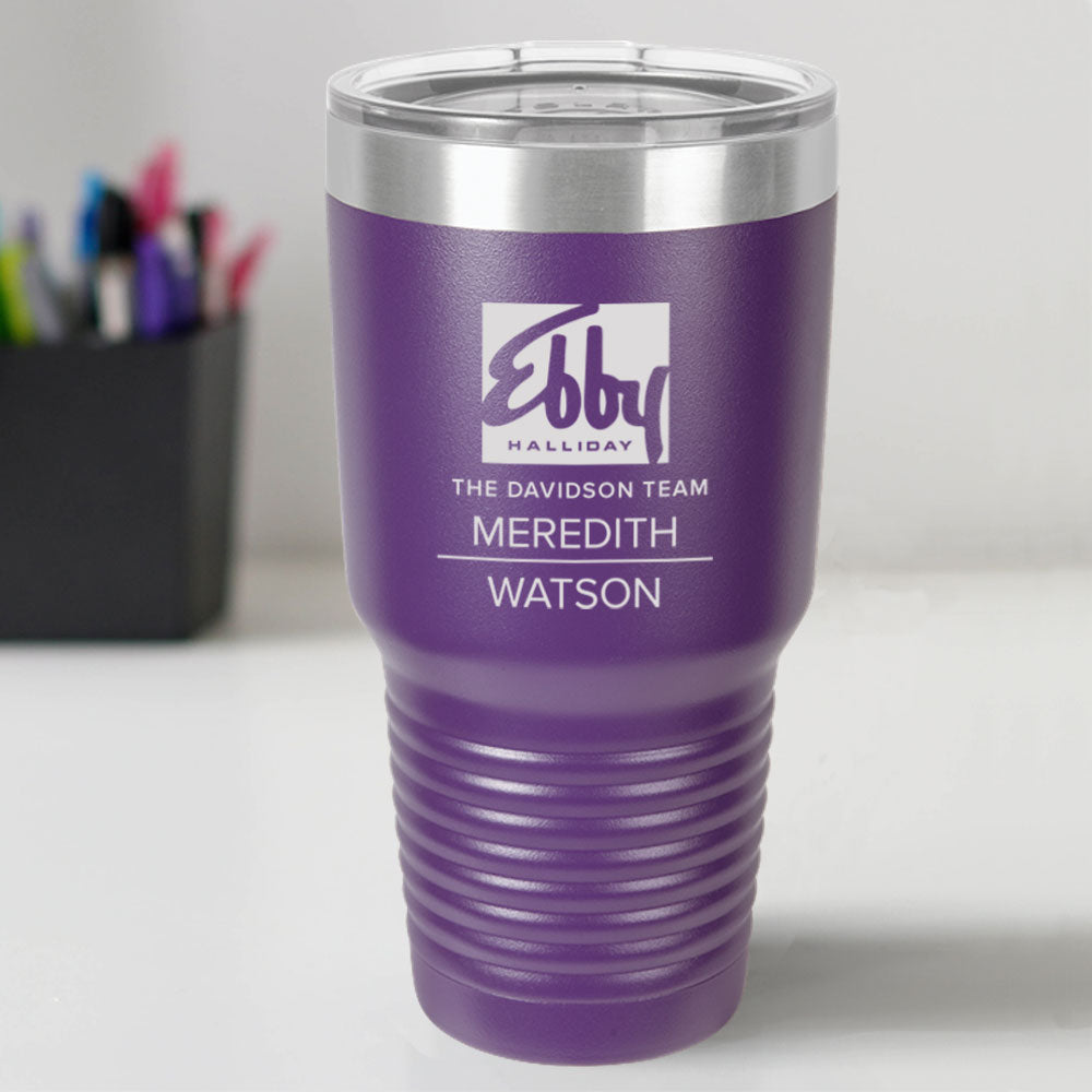 Custom Ebby Halliday Engraved 30 oz Tumbler