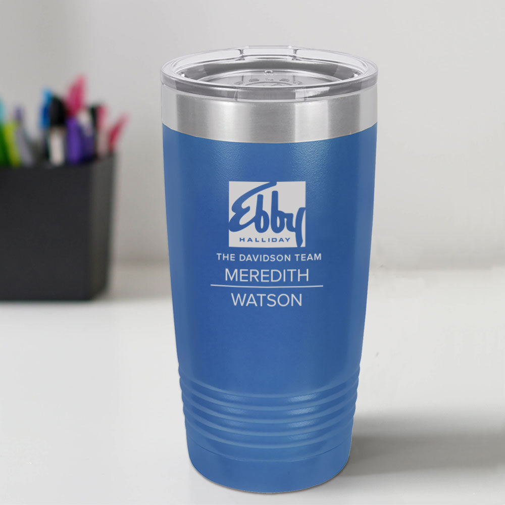 Ebby Halliday Custom Engraved 20 oz Tumbler