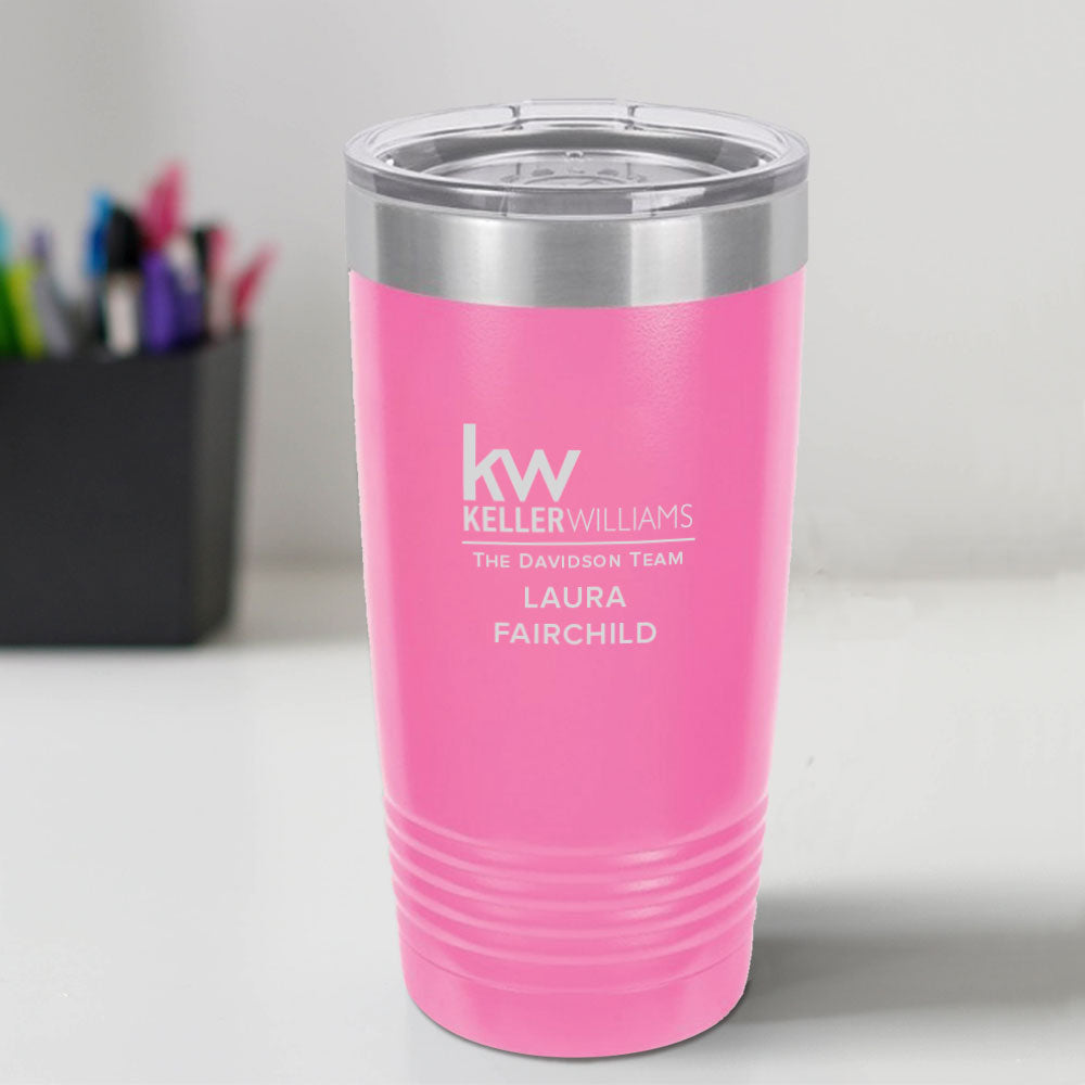 Keller Williams Custom Engraved 20 oz Tumbler