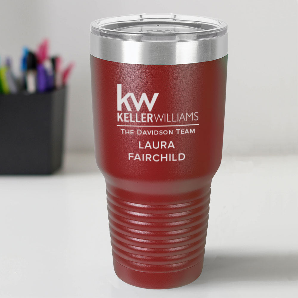 Keller Williams Custom Engraved 30 oz Tumbler