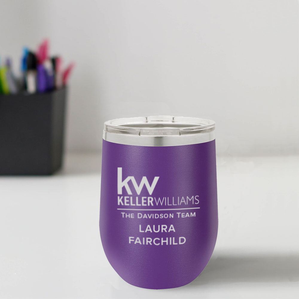 Keller Williams Custom Engraved 12 oz Tumbler