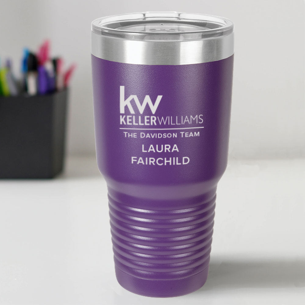 Keller Williams Custom Engraved 30 oz Tumbler