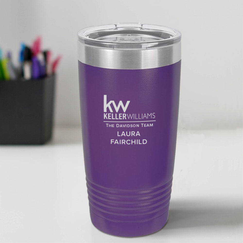 Keller Williams Custom Engraved 20 oz Tumbler