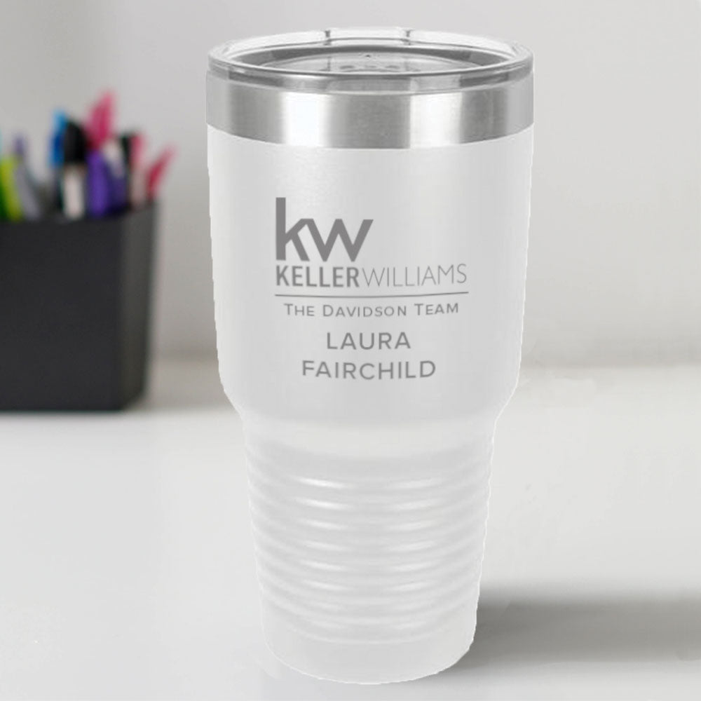 Keller Williams Custom Engraved 30 oz Tumbler
