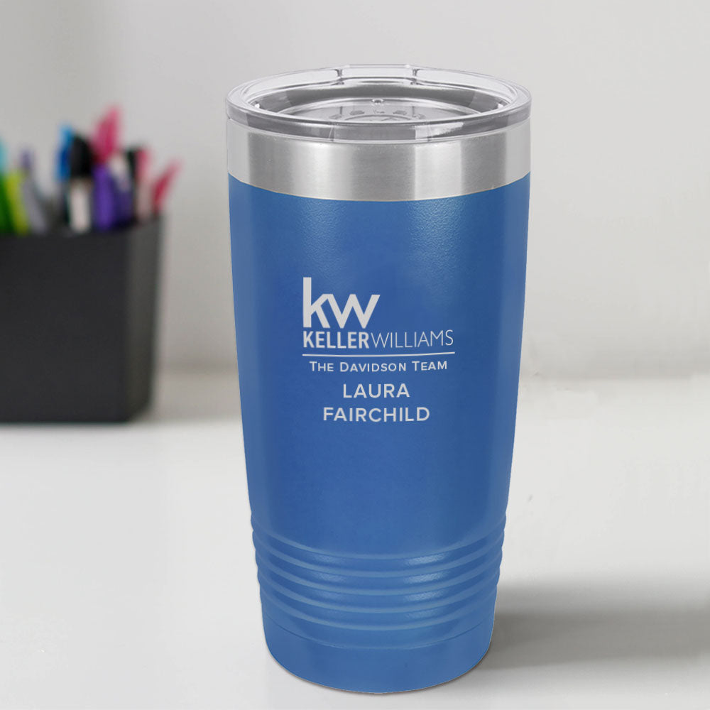 Keller Williams Custom Engraved 20 oz Tumbler