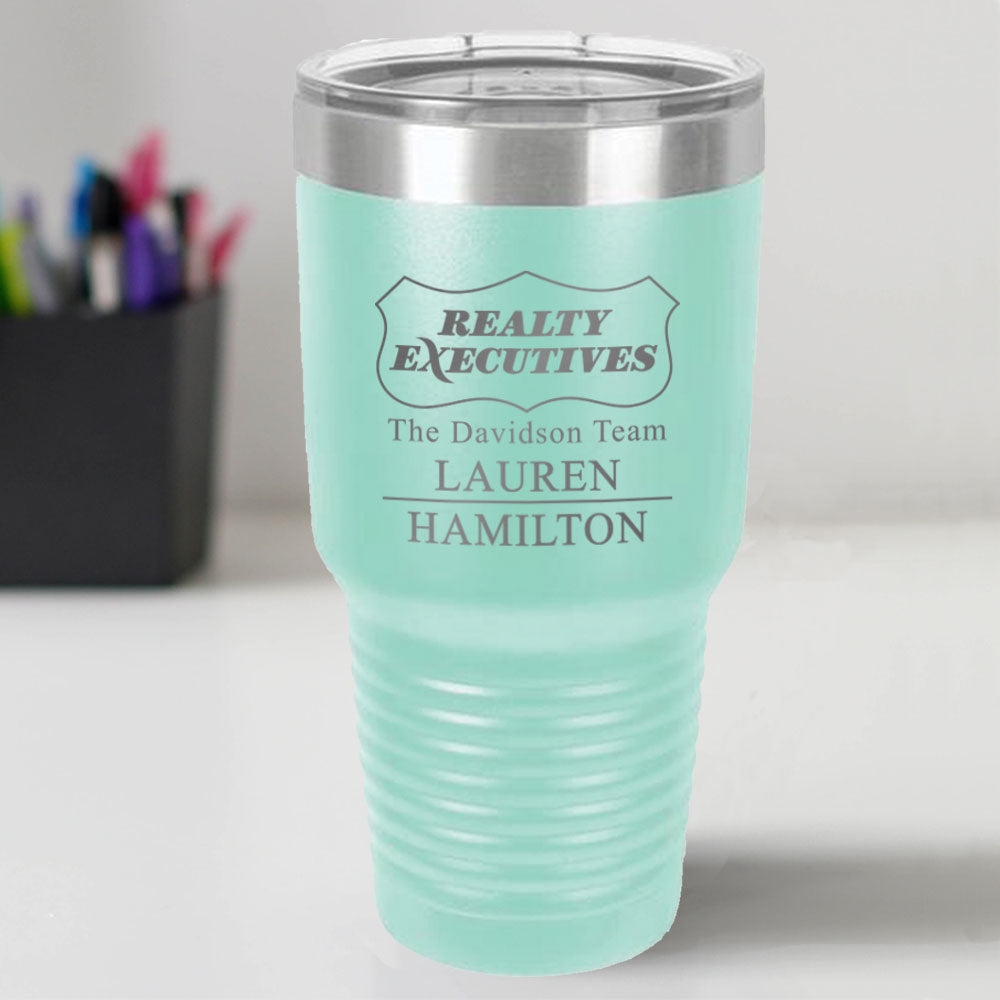Realty Executives Custom Engraved 30 oz Tumbler