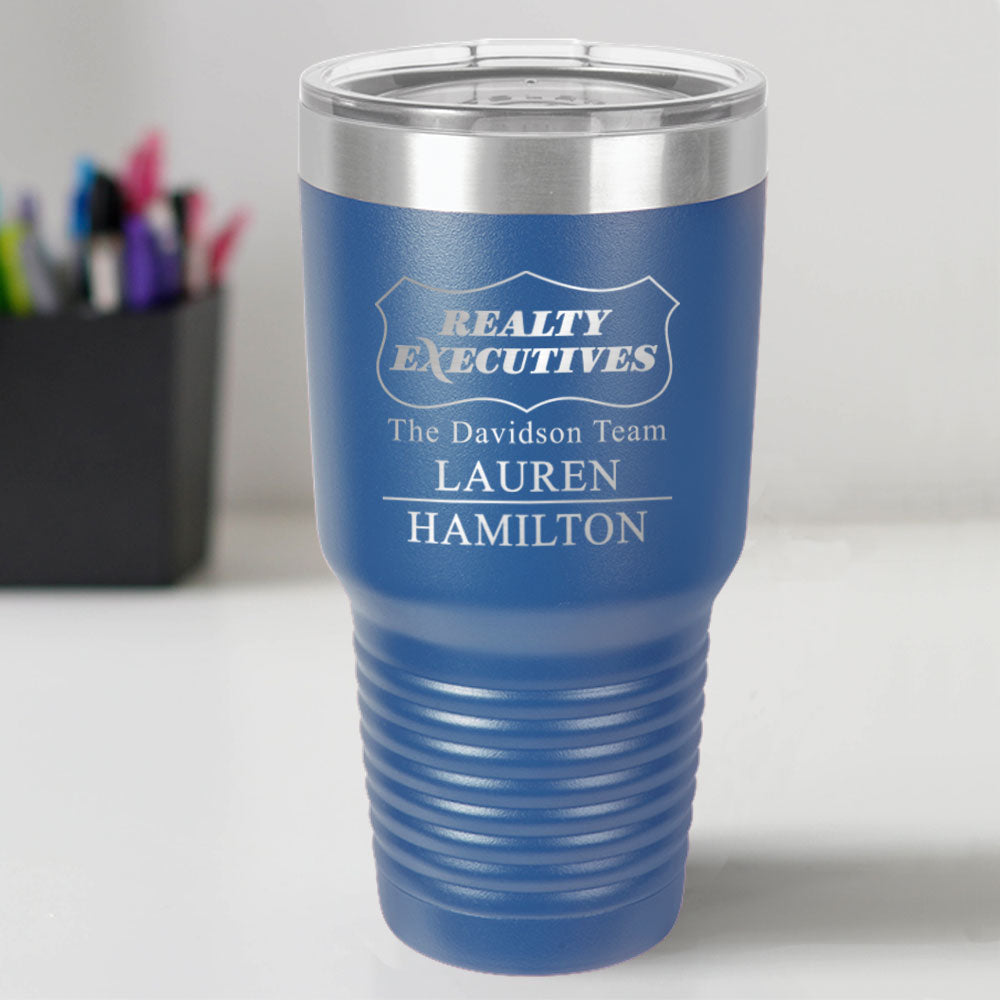 Realty Executives Custom Engraved 30 oz Tumbler