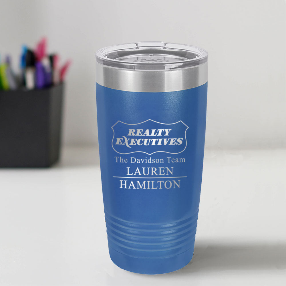 Realty Executives Custom Engraved 20 oz Tumbler