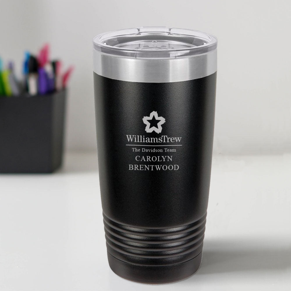Williams Trew Custom Engraved 20 oz Tumbler
