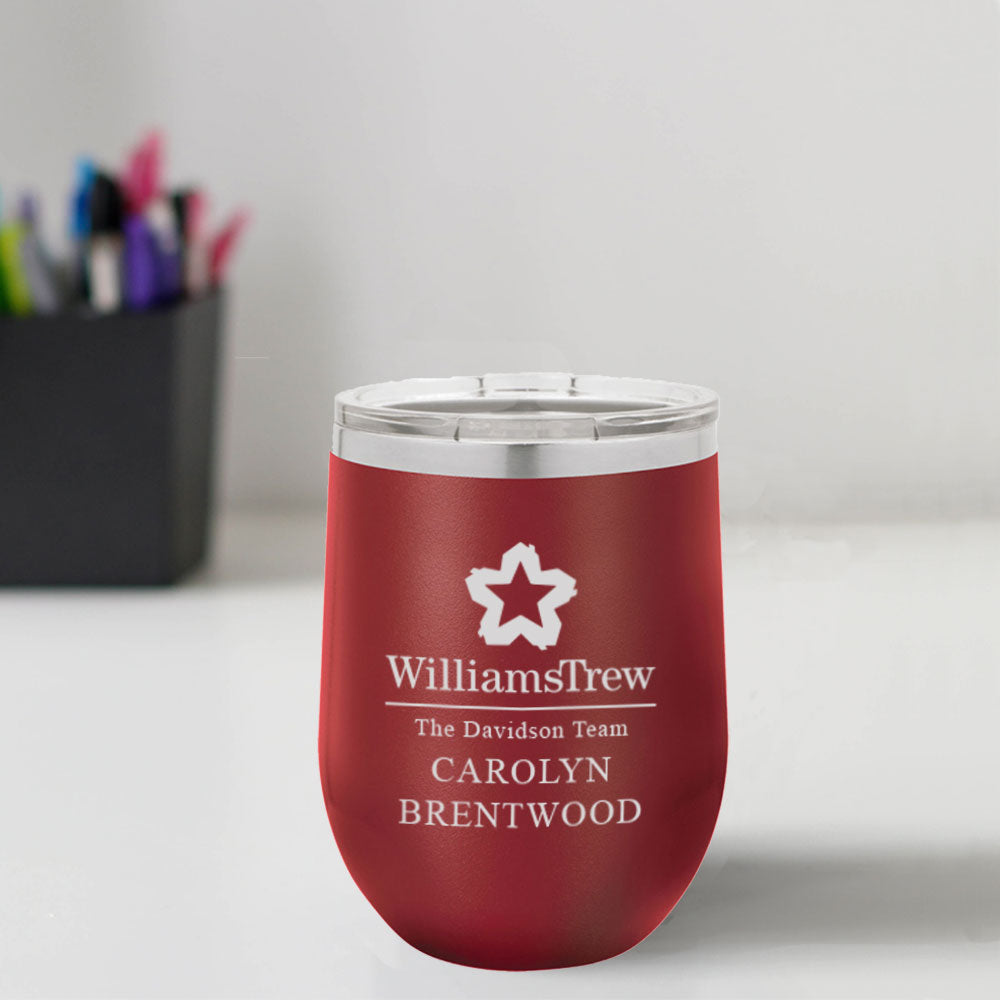 Williams Trew Custom Engraved 12 oz Tumbler