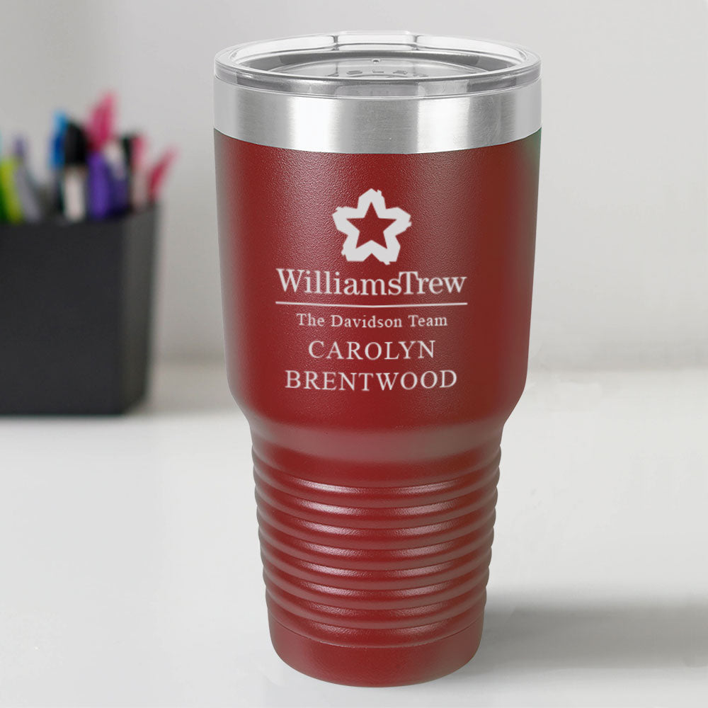 Williams Trew Custom Engraved 30 oz Tumbler