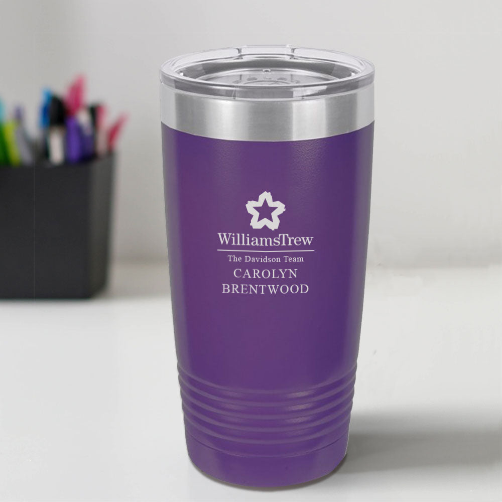 Williams Trew Custom Engraved 20 oz Tumbler