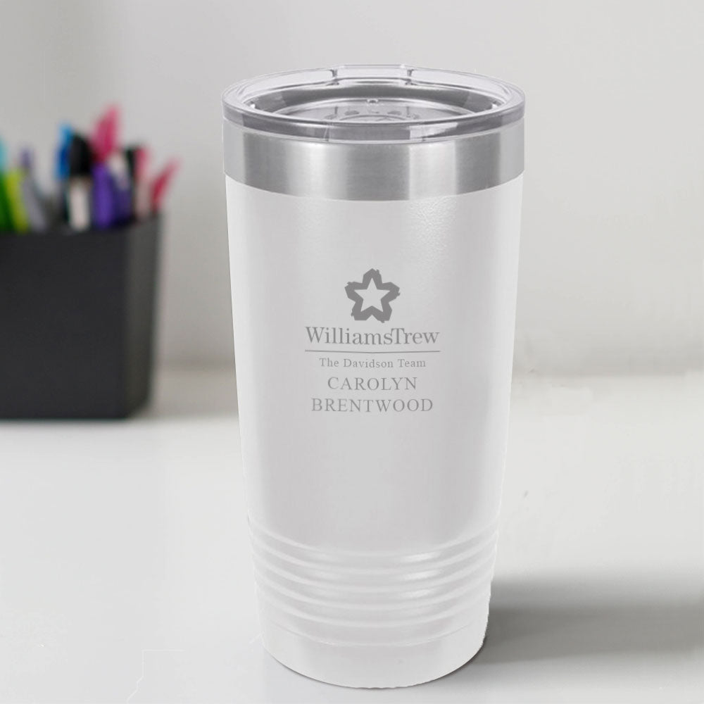 Williams Trew Custom Engraved 20 oz Tumbler