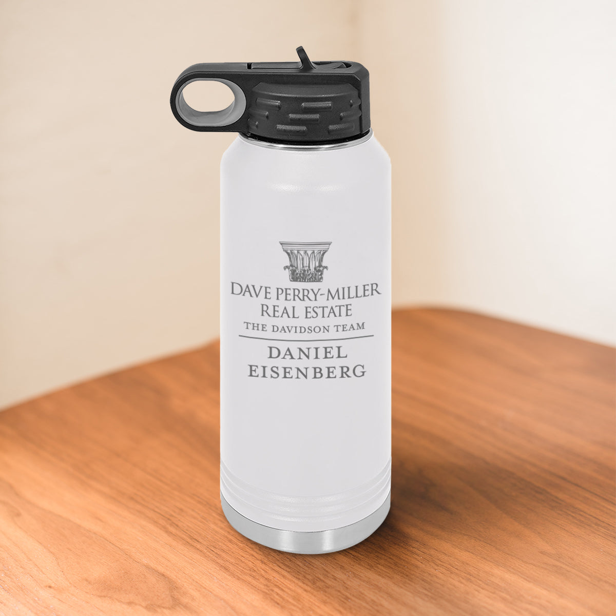 Custom Dave Perry-Miller Engraved 32 oz Water Bottle