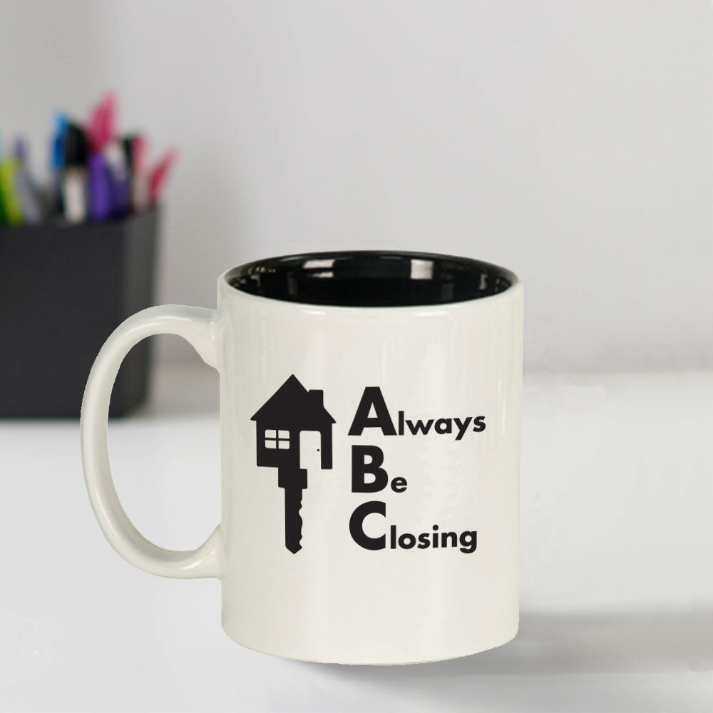 Custom Engraved ABC Coffee Mug