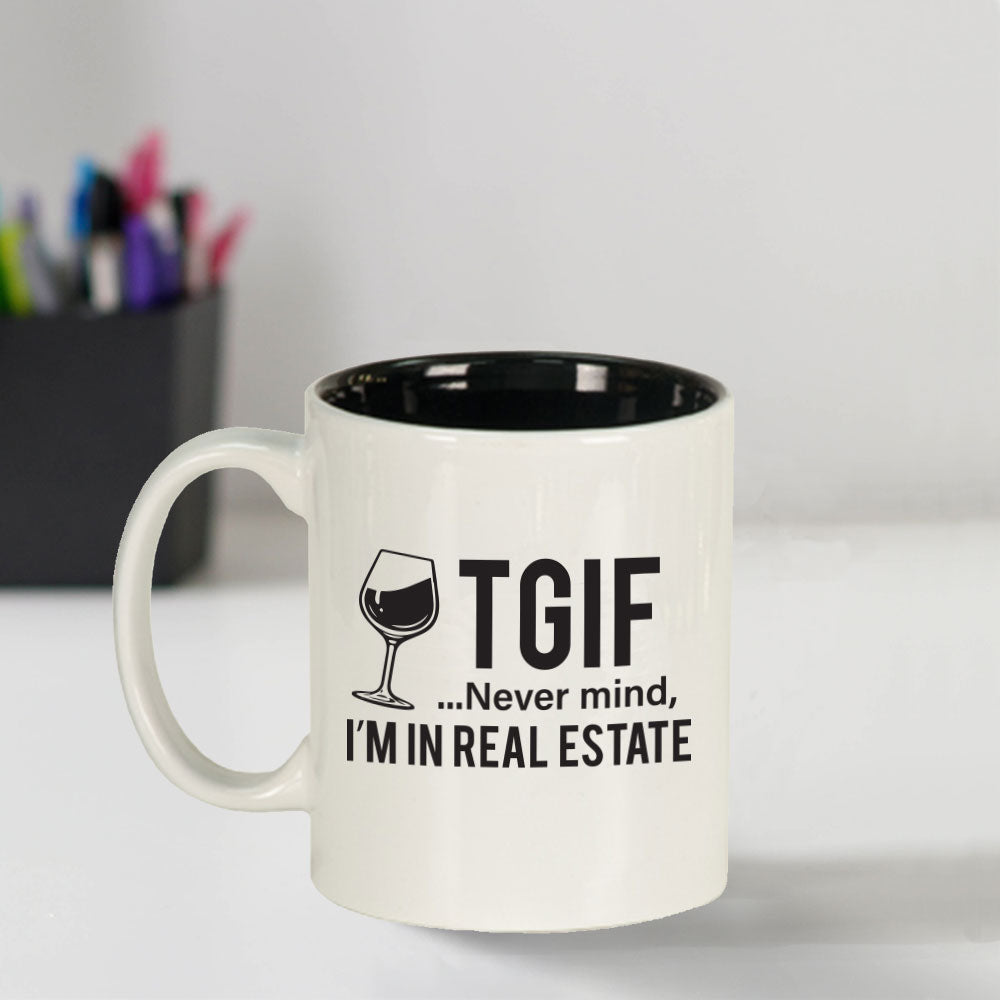 Custom Engraved TGIF Coffee Mug