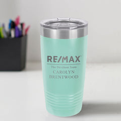 ReMax Custom Engraved 20 oz Tumbler