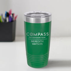 Compass Custom Engraved 20 oz Tumbler