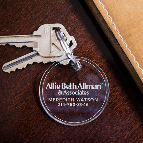 Logo Engraved Allie Beth Allman Key Fob
