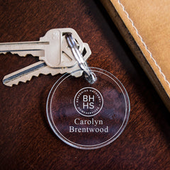 Logo Engraved Berkshire Hathaway Key Fob