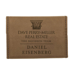 Engraved Dave Perry-Miller Business Card Holder