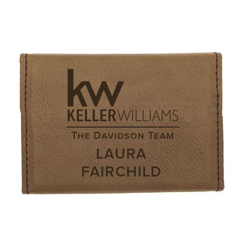 Engraved Keller Williams Business Card Holder