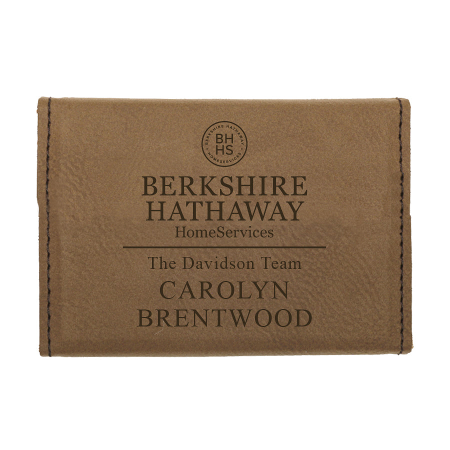 Engraved Berkshire Hathaway Business Card Holder