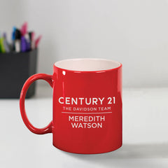 Custom Engraved Century 21 Coffee Mug