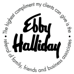 Ebby Halliday Round Mix & Match Referral Designer Stamp Clip from Resource.Direct
