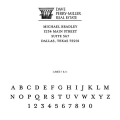 Dave Perry-Miller Custom Address Designer Stamp Clip from Resource.Direct