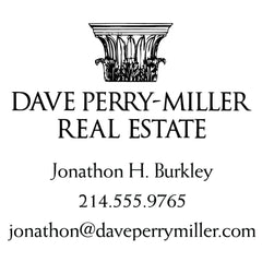 Dave Perry-Miller Custom Contact Information Designer Stamp Clip from Resource.Direct