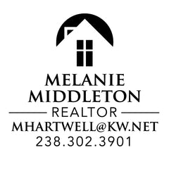 Keller Williams Square Custom Contact Information Window House Designer Stamp Clip from Resource.Direct
